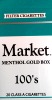 MARKET MENTHOL GOLD 100 BOX 